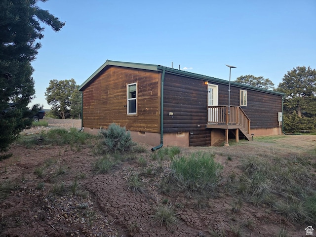 6430 S 37280 W Unit 40, Fruitland, UT 84027 - rear view of house featuring crawl space