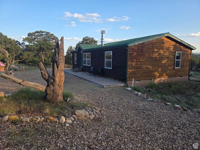 6430 S 37280 W Unit 40, Fruitland, UT 84027 - view of home's exterior featuring crawl space and a metal roof