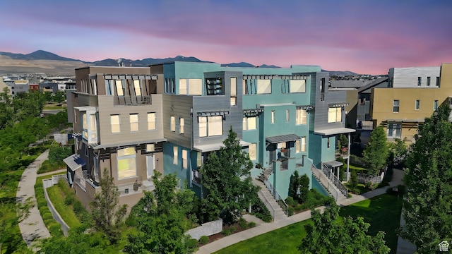 4746 W Daybreak Rim Way S, Jordan, UT 84009 - view of front of property featuring stucco siding and a mountain view