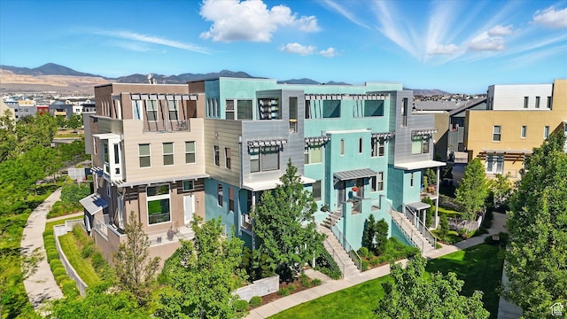 4746 W Daybreak Rim Way S, Jordan, UT 84009 - aerial view of a mountain backdrop