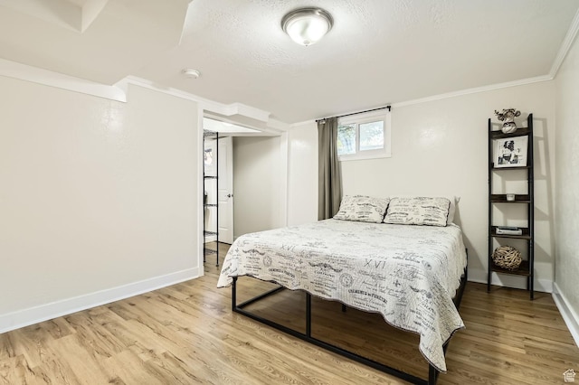 293 E 4800 S, Murray, UT 84107 - bedroom featuring light wood-style floors and crown molding