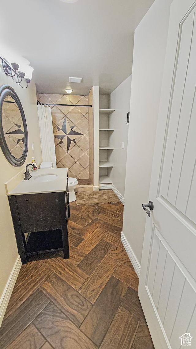 1812 E 1460 S, Spanish Fork, UT 84660 - bathroom with vanity and a shower with shower curtain