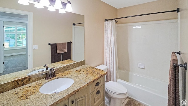 1812 E 1460 S, Spanish Fork, UT 84660 - bathroom featuring shower / bath combo and vanity