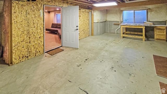 1812 E 1460 S, Spanish Fork, UT 84660 - unfinished basement featuring a workshop area