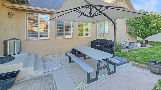 1812 E 1460 S, Spanish Fork, UT 84660 - view of patio / terrace with a grill