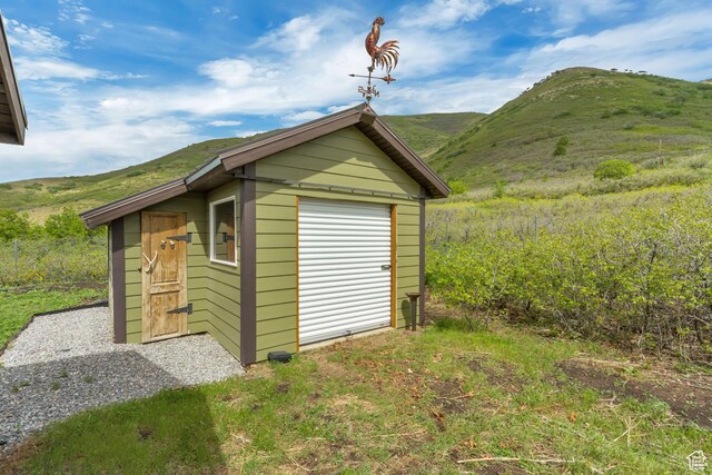 370 S Got Teeth Ln E, Emigration Canyon, UT 84108 - view of outdoor structure with a mountain view