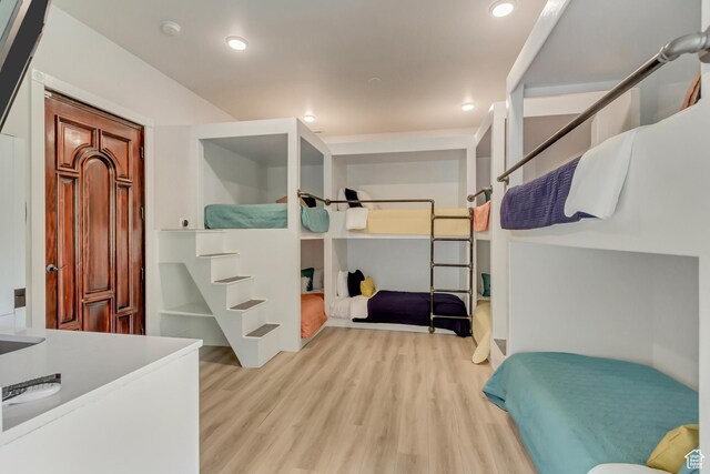 370 S Got Teeth Ln E, Emigration Canyon, UT 84108 - bedroom with wood finished floors and recessed lighting