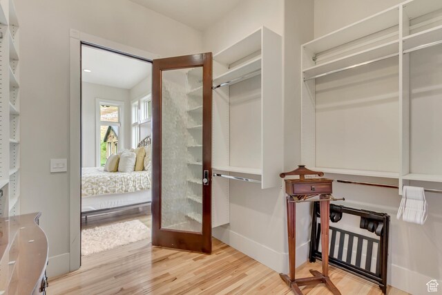 370 S Got Teeth Ln E, Emigration Canyon, UT 84108 - spacious closet featuring wood finished floors