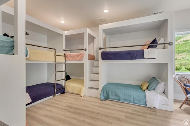 370 S Got Teeth Ln E, Emigration Canyon, UT 84108 - bedroom with wood finished floors and recessed lighting