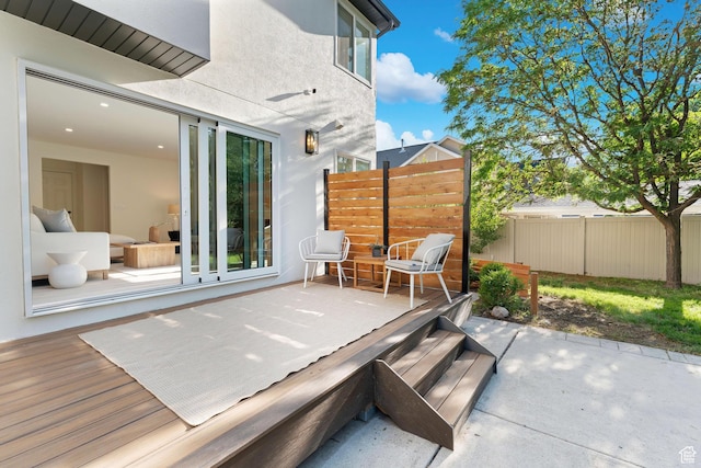2795 E Palma Way, Cottonwood Heights, UT 84121 - view of patio with a deck