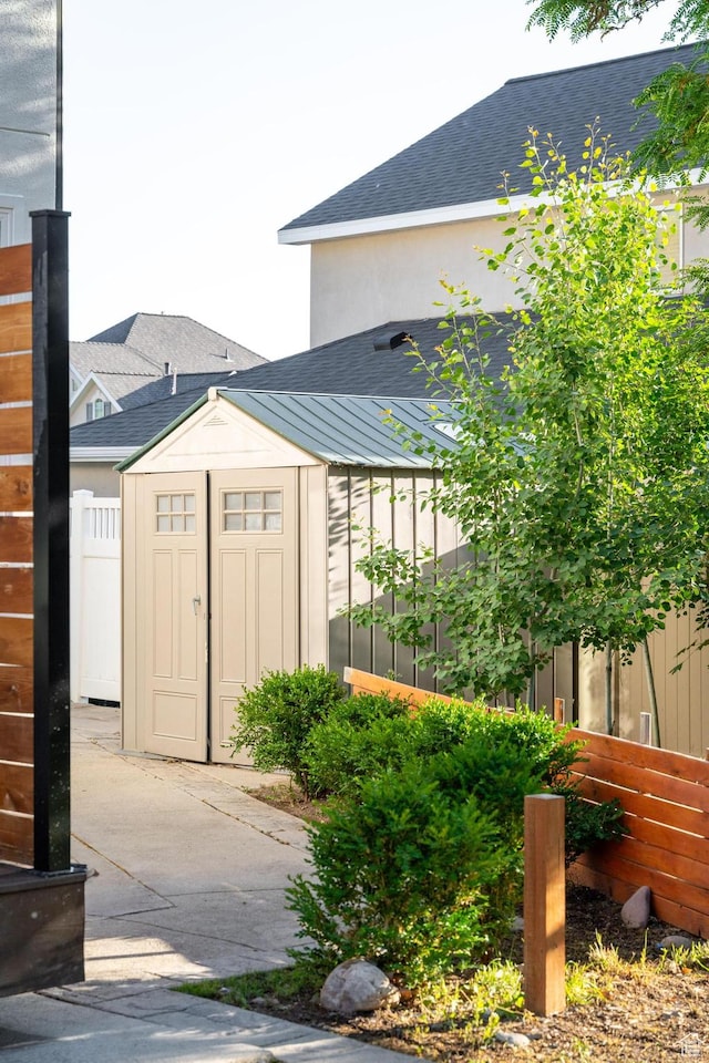2795 E Palma Way, Cottonwood Heights, UT 84121 - view of patio featuring a storage unit