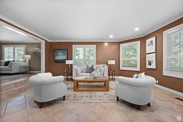 5757 S Holladay Blvd E, Holladay, UT 84121 - living room with crown molding and recessed lighting