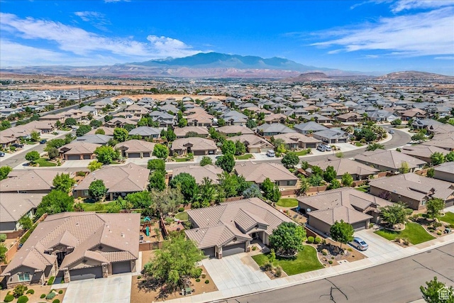 3075 E Delany Dr, St George, UT 84790 - aerial perspective of suburban area with mountains