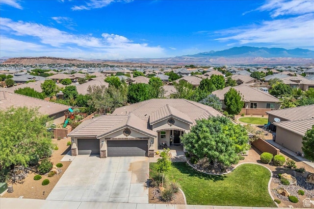 3075 E Delany Dr, St George, UT 84790 - aerial perspective of suburban area featuring a mountainous background