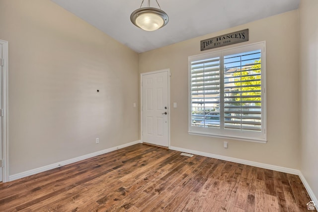9656 Villa Springs Cv, Sandy, UT 84070 - entryway with wood finished floors and baseboards