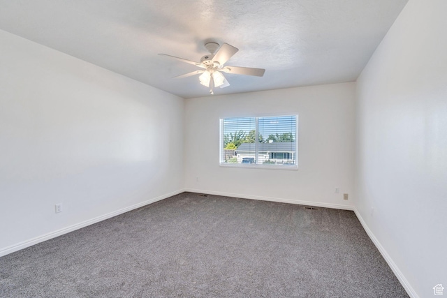 2522 N 1000 E, Provo, UT 84604 - unfurnished room featuring ceiling fan and dark colored carpet
