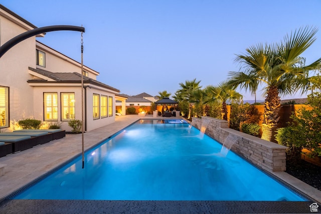 2530 S Monterosa Ln, St George, UT 84790 - view of pool featuring a gazebo and a patio