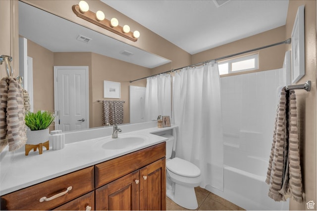 336 W 270 S, Ivins, UT 84738 - bathroom with vanity, tile patterned floors, and shower / tub combo