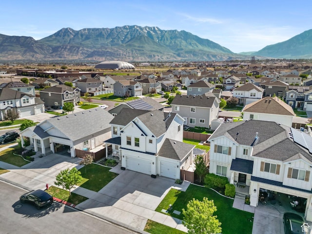 312 N 240 E, Vineyard, UT 84059 - aerial perspective of suburban area featuring a mountain backdrop