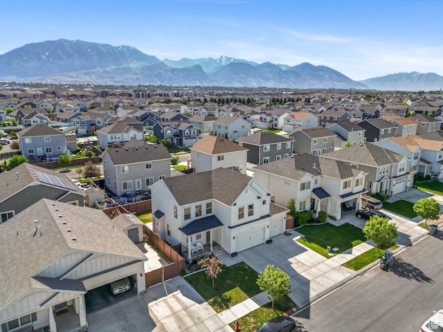 312 N 240 E, Vineyard, UT 84059 - aerial view of residential area featuring mountains