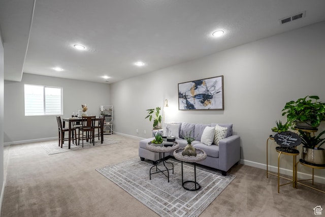 6459 N Star Discovery Way W, Stansbury Park, UT 84074 - carpeted living area featuring recessed lighting and baseboards
