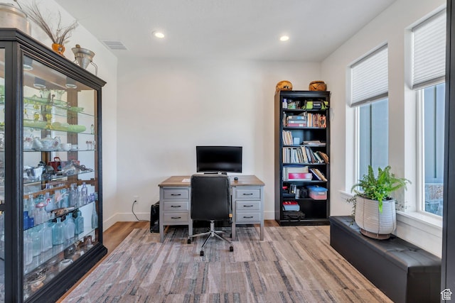 113 N 1400 E, Pleasant Grove, UT 84062 - office featuring light wood-style flooring and recessed lighting