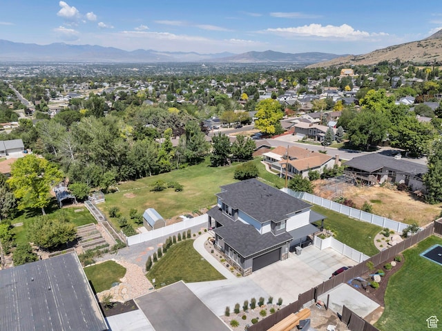 113 N 1400 E, Pleasant Grove, UT 84062 - aerial perspective of suburban area with mountains