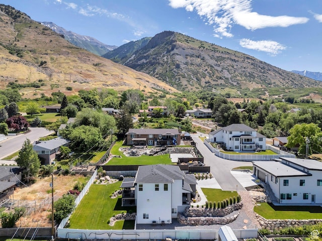 113 N 1400 E, Pleasant Grove, UT 84062 - aerial perspective of suburban area featuring a mountainous background