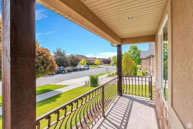 1198 N Reese Dr, Provo, UT 84601 - porch with a residential view