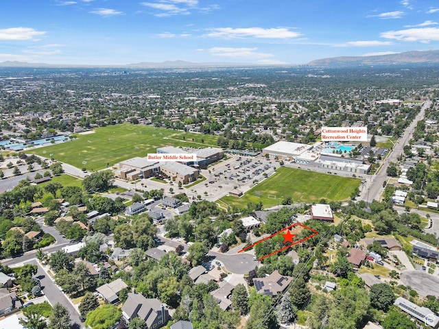 2673 E Toni Cir S, Cottonwood Heights, UT 84121 - aerial view of a mountain backdrop