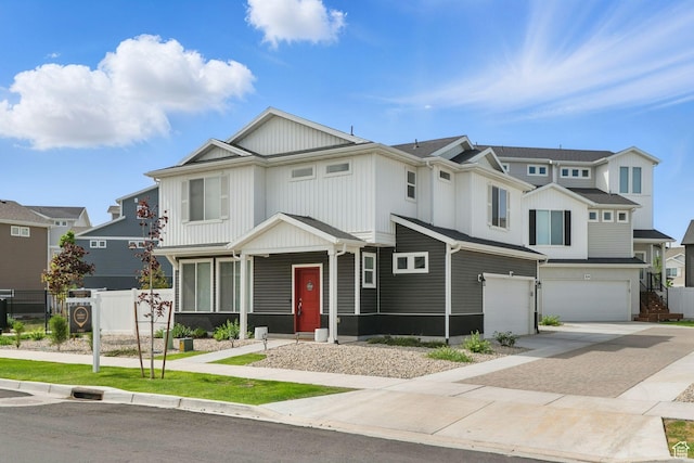 98 E Stroll Ave Unit 809, Saratoga Springs, UT 84045 - view of front of property with a garage, a residential view, and driveway