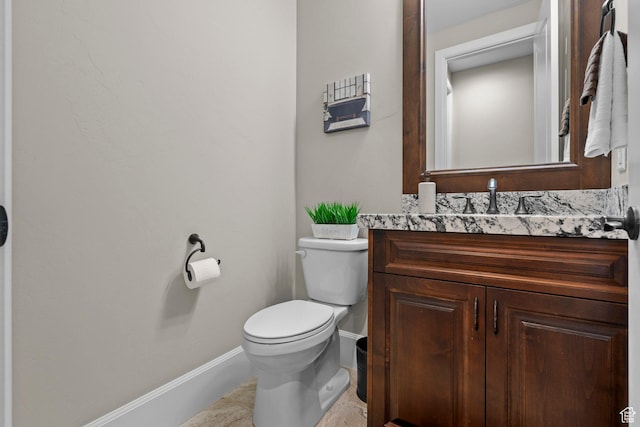 2209 E Viscaya Dr, Draper, UT 84020 - half bathroom featuring baseboards and vanity