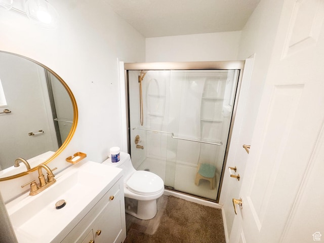5351 S Royal Autumn Cir, Taylorsville, UT 84129 - full bathroom with a stall shower and vanity