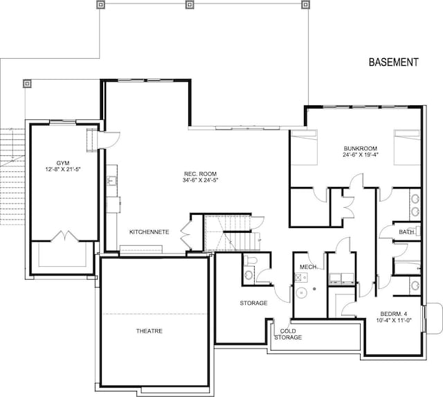 1087 S Loafer Dr, Woodland Hills, UT 84653 - view of floor plan / room layout