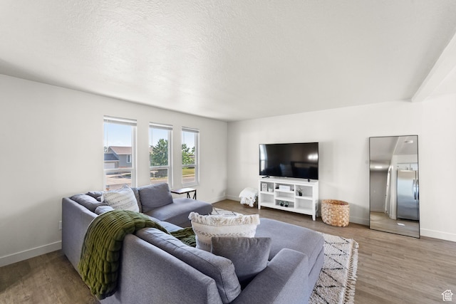 1726 W 1375 N, Layton, UT 84041 - living room featuring wood finished floors and baseboards