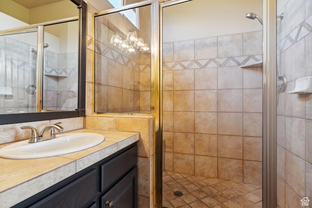 340 N Country Ln N Unit 27, St George, UT 84770 - full bathroom featuring vanity and a stall shower