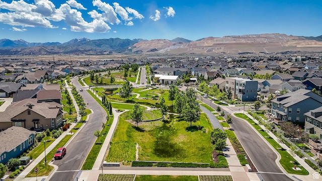 6366 W Sugarcane Dr S Unit 310, South Jordan, UT 84009 - aerial perspective of suburban area with a mountain backdrop