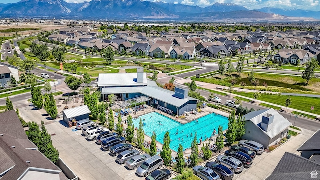 6366 W Sugarcane Dr S Unit 310, South Jordan, UT 84009 - aerial view of residential area with a mountain backdrop
