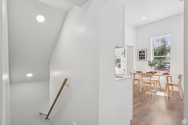 213 E 500 N, Nephi, UT 84648 - stairs with wood finished floors and recessed lighting