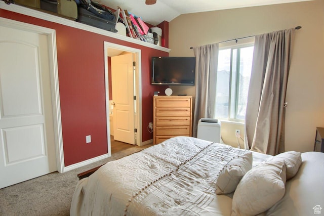 2595 W 4000 S, Roy, UT 84067 - carpeted bedroom featuring lofted ceiling and baseboards