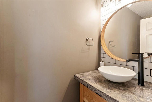 1794 E Longbranch Dr, Draper, UT 84020 - bathroom with vanity and a textured ceiling