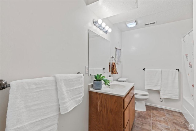 1673 W 9775 S, South Jordan, UT 84095 - full bathroom with vanity, shower / bathtub combination with curtain, and stone finish floors