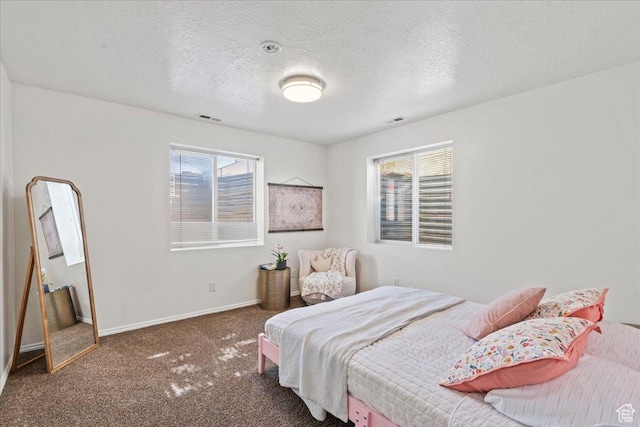 1673 W 9775 S, South Jordan, UT 84095 - bedroom with multiple windows, carpet, and a textured ceiling