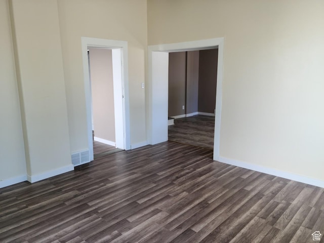 48 N Main St, Ephraim, UT 84627 - unfurnished room with dark wood-style floors and baseboards