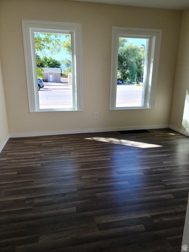 48 N Main St, Ephraim, UT 84627 - empty room with dark wood-style flooring