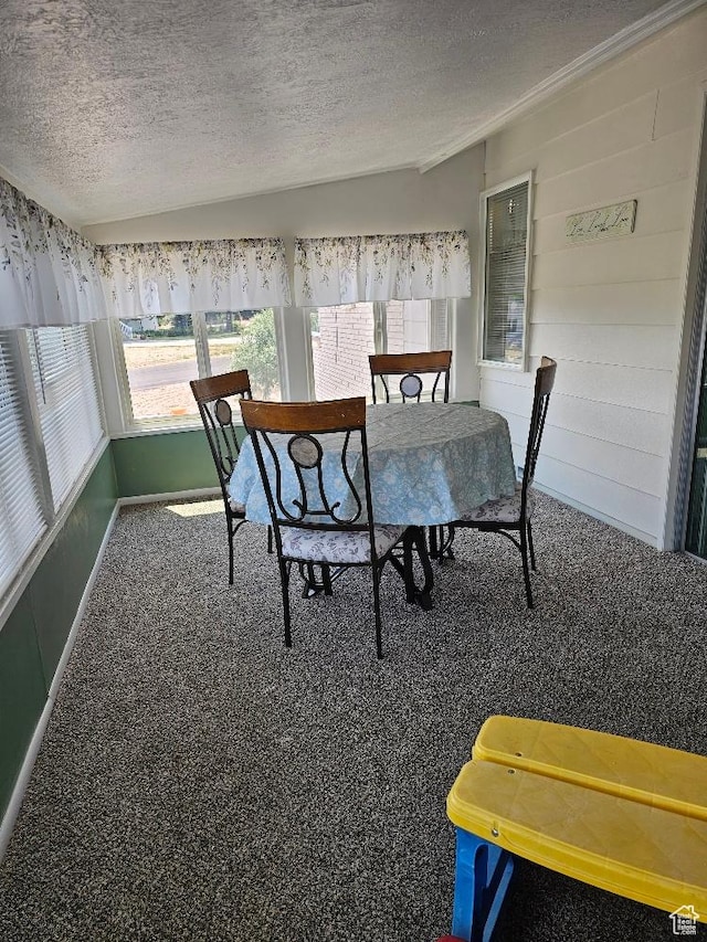 675 W 3300 N, Vernal, UT 84078 - carpeted dining room featuring a textured ceiling