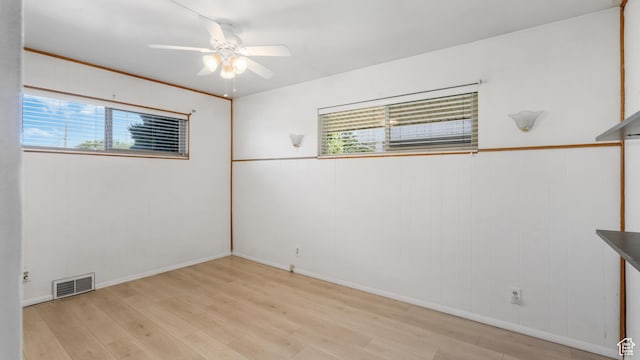 720 N 1200 E, Provo, UT 84606 - unfurnished room featuring light wood-style flooring and ceiling fan