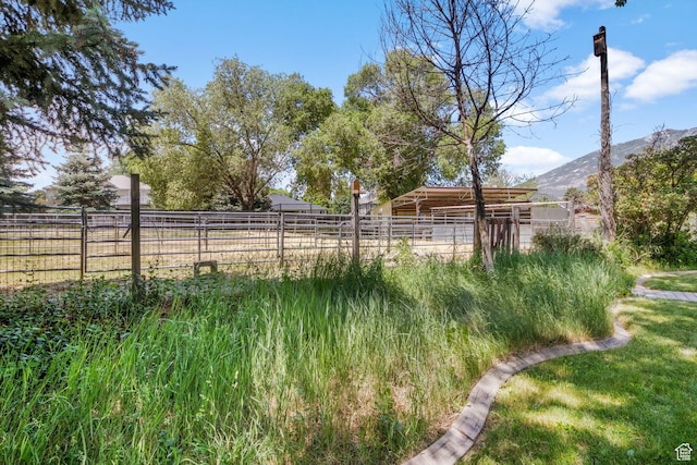 222 S 800 E, Alpine, UT 84004 - view of yard featuring a mountain view