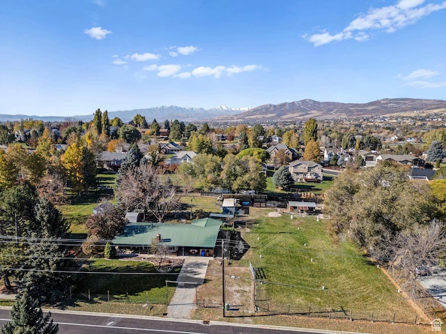 222 S 800 E, Alpine, UT 84004 - aerial view of residential area featuring a mountain backdrop