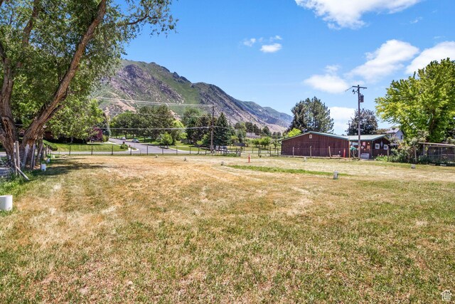 222 S 800 E, Alpine, UT 84004 - view of yard featuring a mountain view